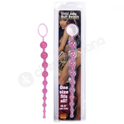 Oriental Jelly Pink Butt Beads