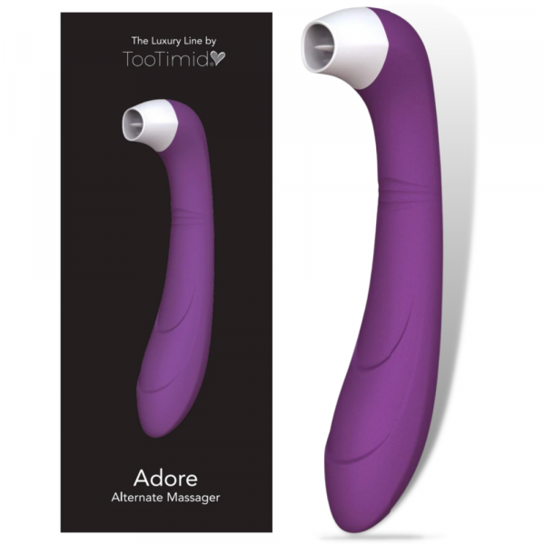 Adore Dual-Ended Vibrator & Clit Licking Tongue Toy