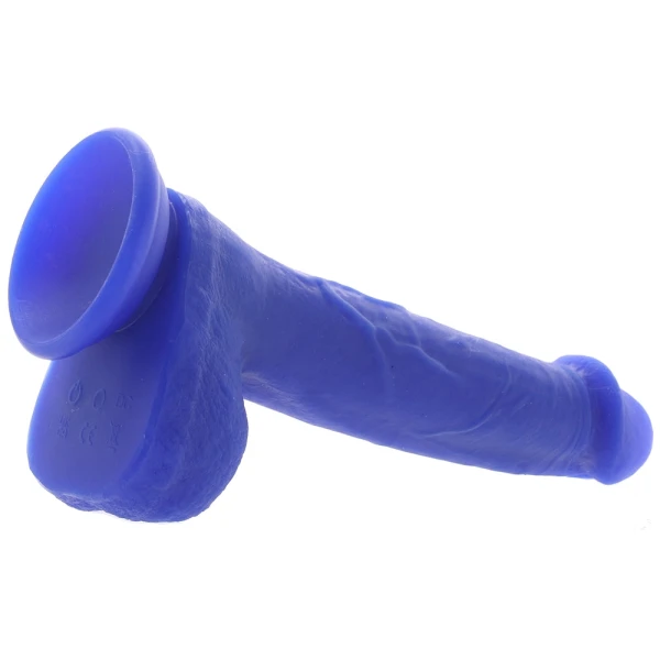 Admiral Captain 8" Rechargeable Waterproof Vibrating Silicone Suction Cup Dildo By CalExotics - Blue