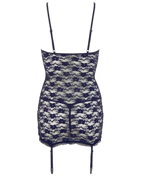 Floral Lace Suspender Dress - Small