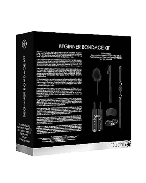 Beginners Bondage Kit- Black - Black
