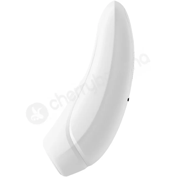 Satisfyer Curvy 1+ White App Controlled Vibrating Clitoral Stimulator