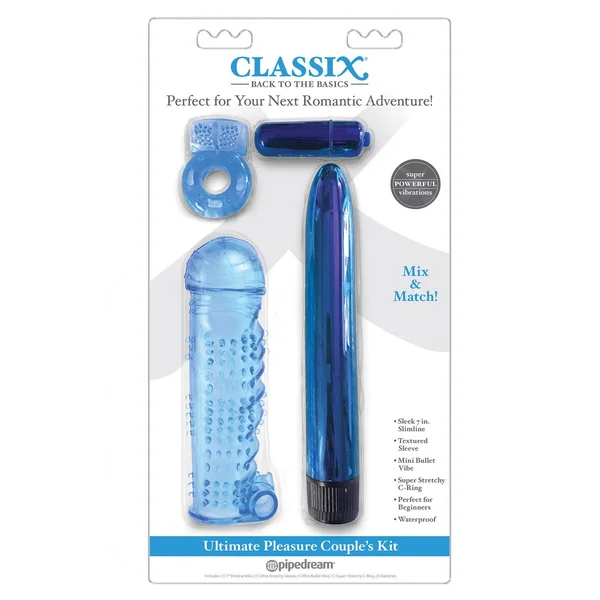 Classix Ultimate Pleasure Couples Kit - Blue — image 3 of 20