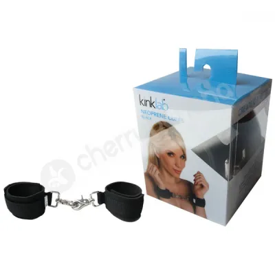 Kinklab Black Neoprene Cuffs