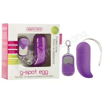 Shots Toys Purple Big G spot Egg Vibrator