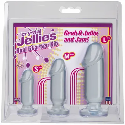 Crystal Jellies Anal Starter Kit Clear