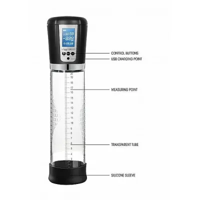 Premium Rechargeable Automatic Led Pump Transparent