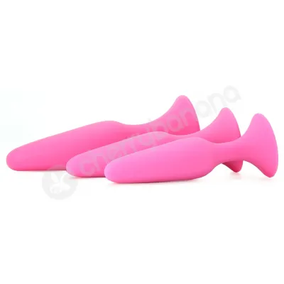 Sliders Pink Butt Plug Trainer Kit