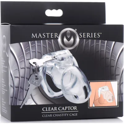 MS Clear Captor Chastity Cage Medium