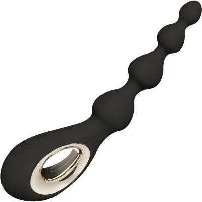 LELO SORAYA Beads Silicone Waterproof Rechargeable Anal Massager Black