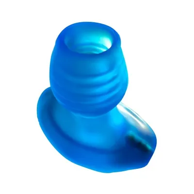 Butt Plugs Oxballs Glowhole 2 Hollow Buttplug With Led Insert Large Blue Morph