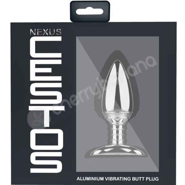Nexus Cestos Aluminium Remote Control Vibrating 4.3" Butt Plug