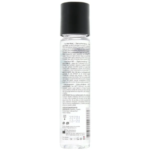 Wet Original Gel Water-Based Lube | 1oz
