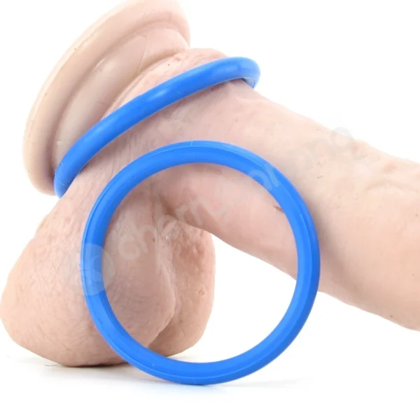 Rudy-rings Blue Cock Rings 2 Pack