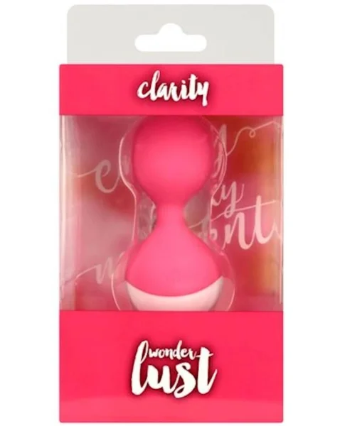 Wonderlust Clarity Vibrating Egg - Pink - 4 Inch