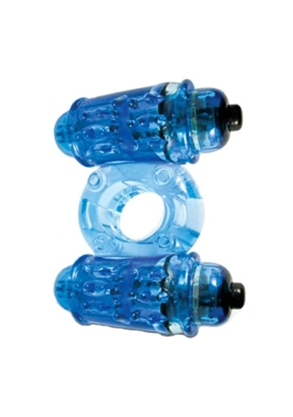 Screaming O O Wow Double Whammy Vibrating Cock Ring