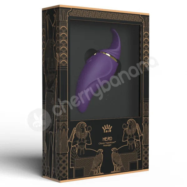 Zalo Hero Twilight Purple Licking Motion Clitoral Stimulator