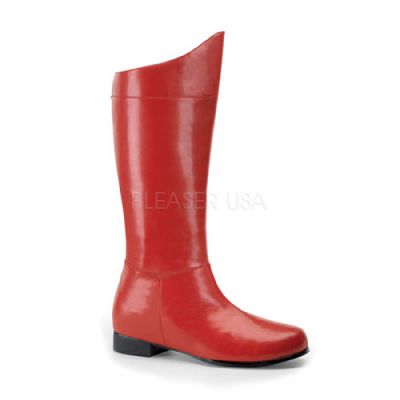 HERO 100 MEN RED SUPER HERO Comic Character BOOT