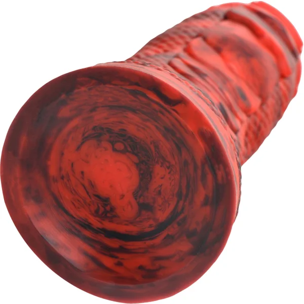 Fire Dragon Scaly 8.3" Silicone Suction Cup Dildo By Creature Cocks