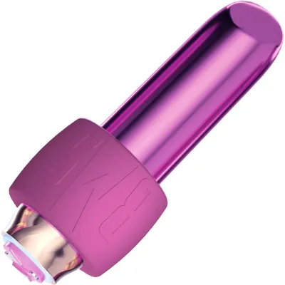 Swan Maximum Rechargeable Waterproof Bullet Vibrator With Silicone Comfy Cuff Pink