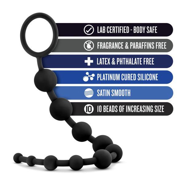 Blush Performance Silicone Anal Beads