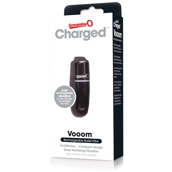 Charged Vooom Rechargeable Bullet Vibe - Black — image 13 of 18