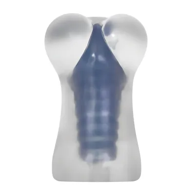 Adam Eve Intensity Power Stroker Clear Blue