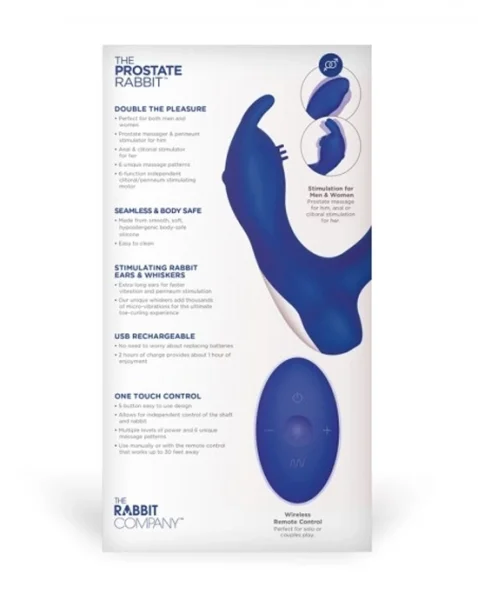The Prostate Rabbit - Blue