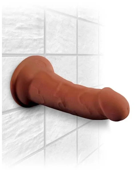 King Cock Plus Triple Density Cock - 6 Inch  - Brown - 6 Inch
