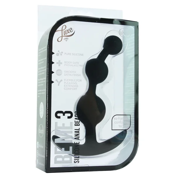 Luxe Be Me 3 Silicone Butt Plug by Blush Novelties