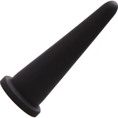 Small Cone Super Sized Silicone Anal Probe By Tantus XL Toys Onyx