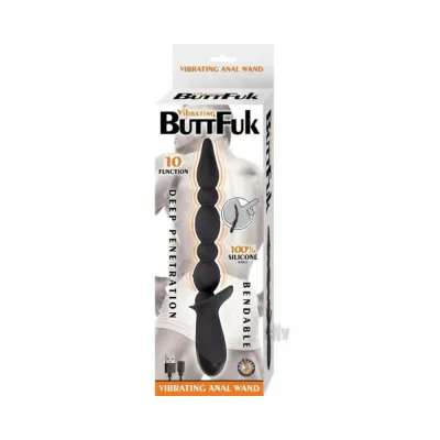 Anal Dildos Vibrating Buttfuk Vibrating Anal Wand Black