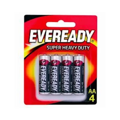 Eveready Super Heavy Duty Aa 4 Pack