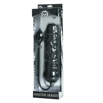 Leviathan Giant Silicone Inflatable Dildo Black