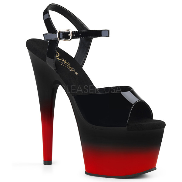 7 inches Heel, 2 3/4 inches PF Two Tone Ankle Strap Sandal — image 9 of 24