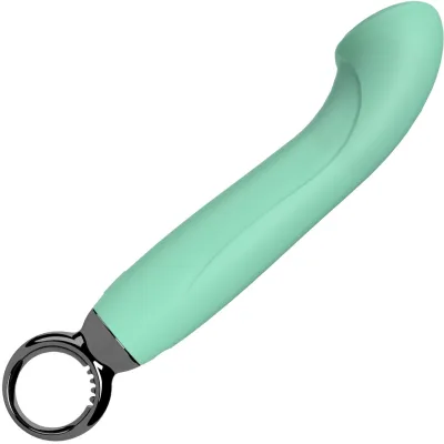 PrimO G Spot Rechargeable Waterproof Silicone Vibrator By Screaming O Kiwi Mint