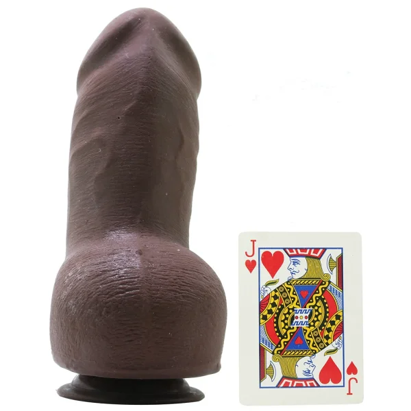 The D - Fat D - 8 Inch With Balls - Ultraskyn -  Chocolate