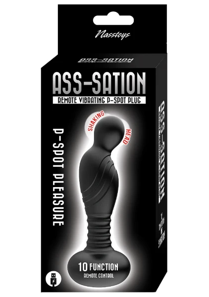 ASS-SATION Remote Vibrating P-Spot Plug