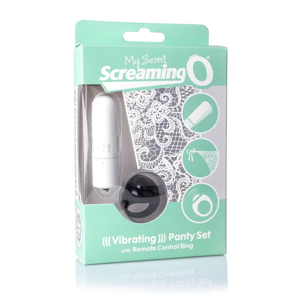 My Secret Screaming O Vibrating Panty Set - White - Each — image 10 of 16