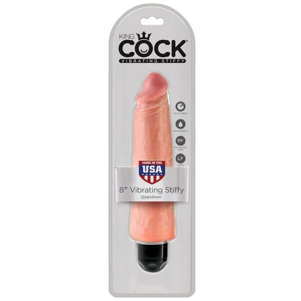 King Cock 8" Vibrating Stiffy Flesh — image 6 of 6
