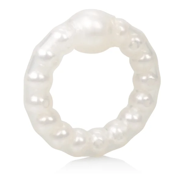 Pearl Beaded Prolong Rings - White — image 9 of 10