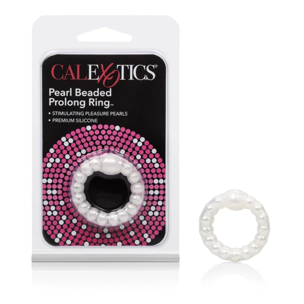 Pearl Beaded Prolong Rings - White — image 7 of 10