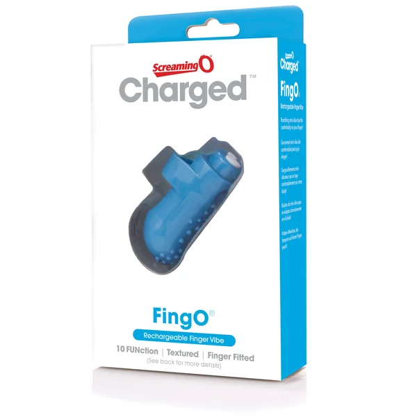 Charged Fingo Rechargeable Finger Vibe - Blue — image 12 of 15