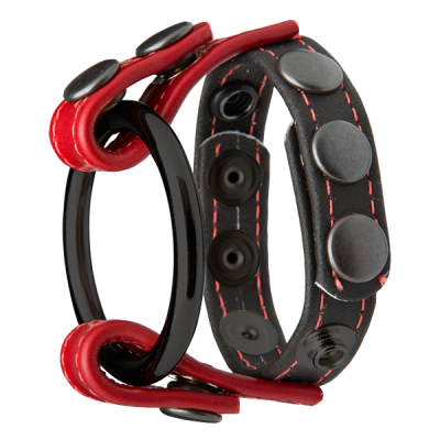 Leather Master Ring Cock Ball Accessory