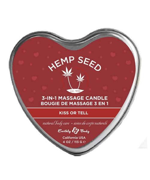 Earthly Body Limited Edition 3-in-1 Massage Candle Kiss or Tell