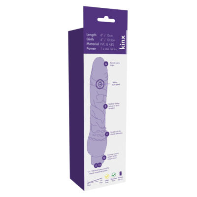 Kinx Royal 6 Inch Waterproof Realistic Vibrator