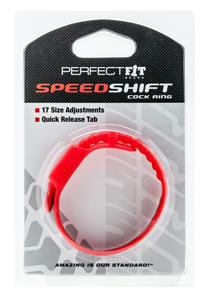 Perfect Fit Speed Shift 17 Adjustments Cock Ring - Black