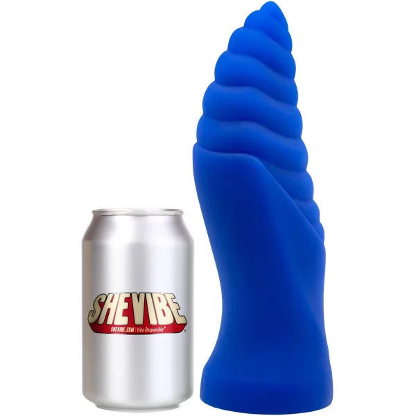 Topped Toys CETOS 90 8.75" Silicone Dildo - Blue Steel