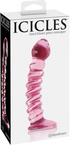 6.5" Curved Glass Dildo