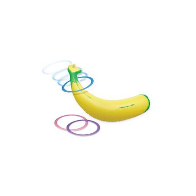 Bp Inflatable Banana Ring Toss Game Yellow